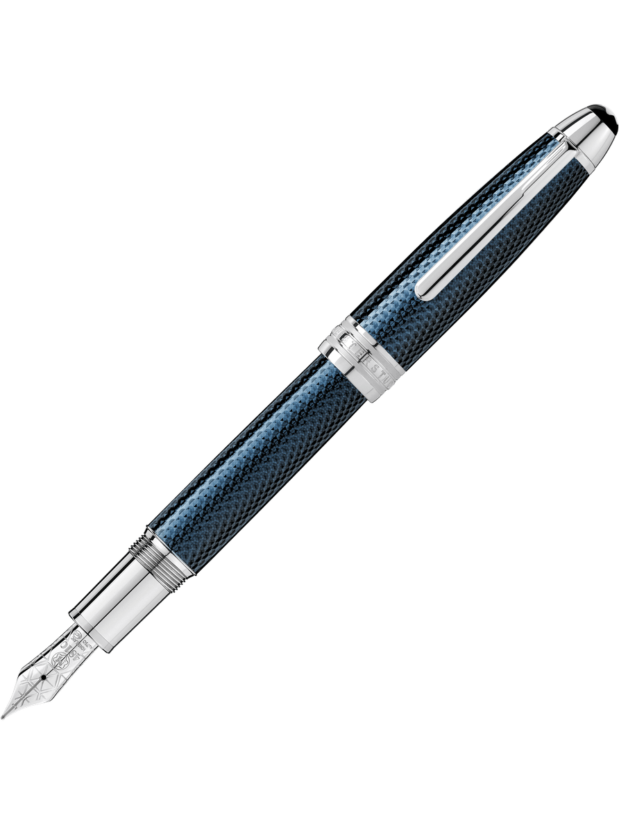 Pluma Fuente Montblanc Meisterstück Solitaire Blue Hour LeGrand