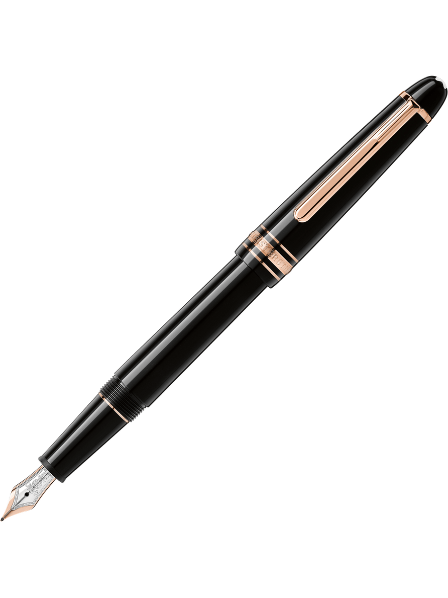 Pluma Fuente Montblanc Meisterstück Classique Dorado Rosa