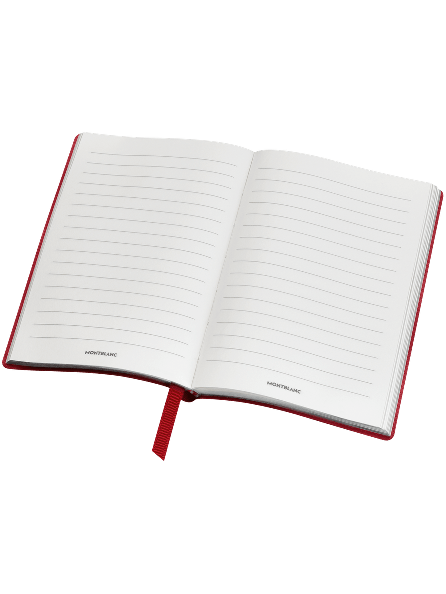 Cuaderno Montblanc Fine Stationery #148 Rojo con líneas