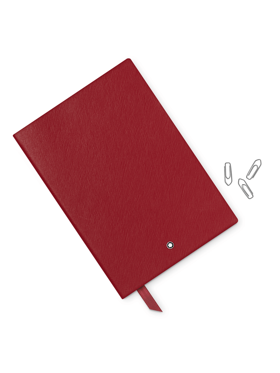 Libreta Montblanc Fine Stationery #146 Rojo con líneas