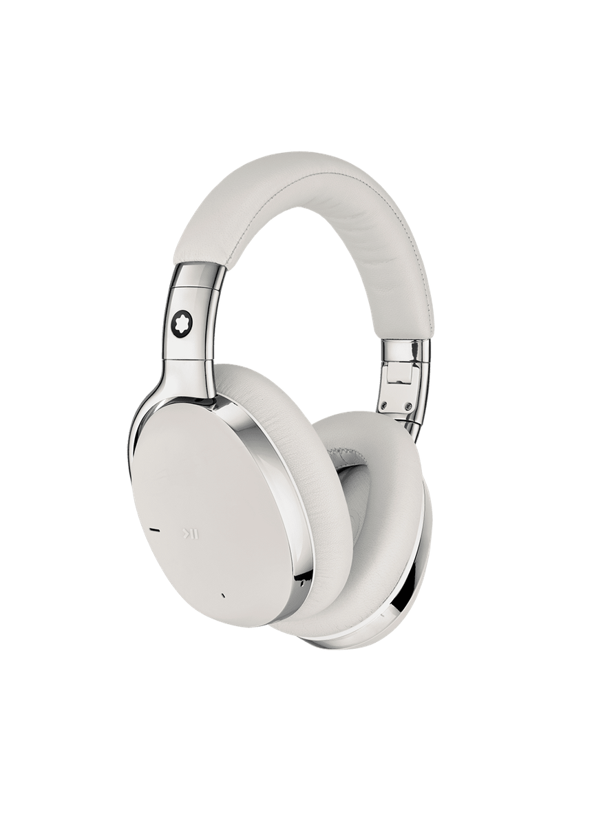 Audífonos inteligentes Montblanc MB 01 con almohadillas de color gris