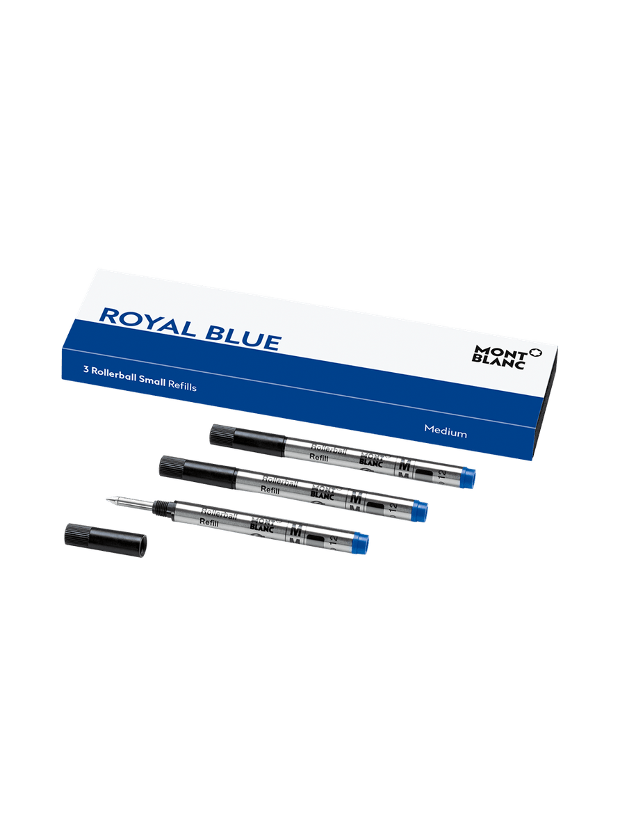 3 recambios para rollerball pequeño (M) Royal Blue