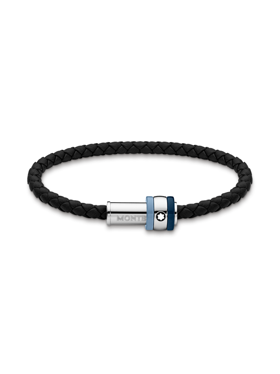 Brazalete azul Montblanc 1858 Ice Sea Talla M