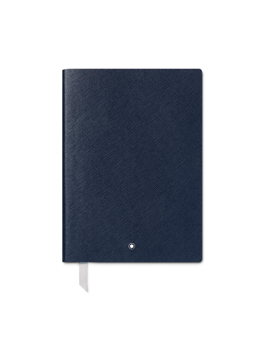 Cuaderno #163 mediano, azul con líneas