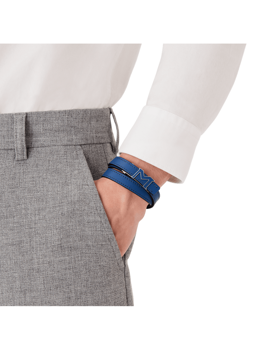 Brazalete azul Montblanc M