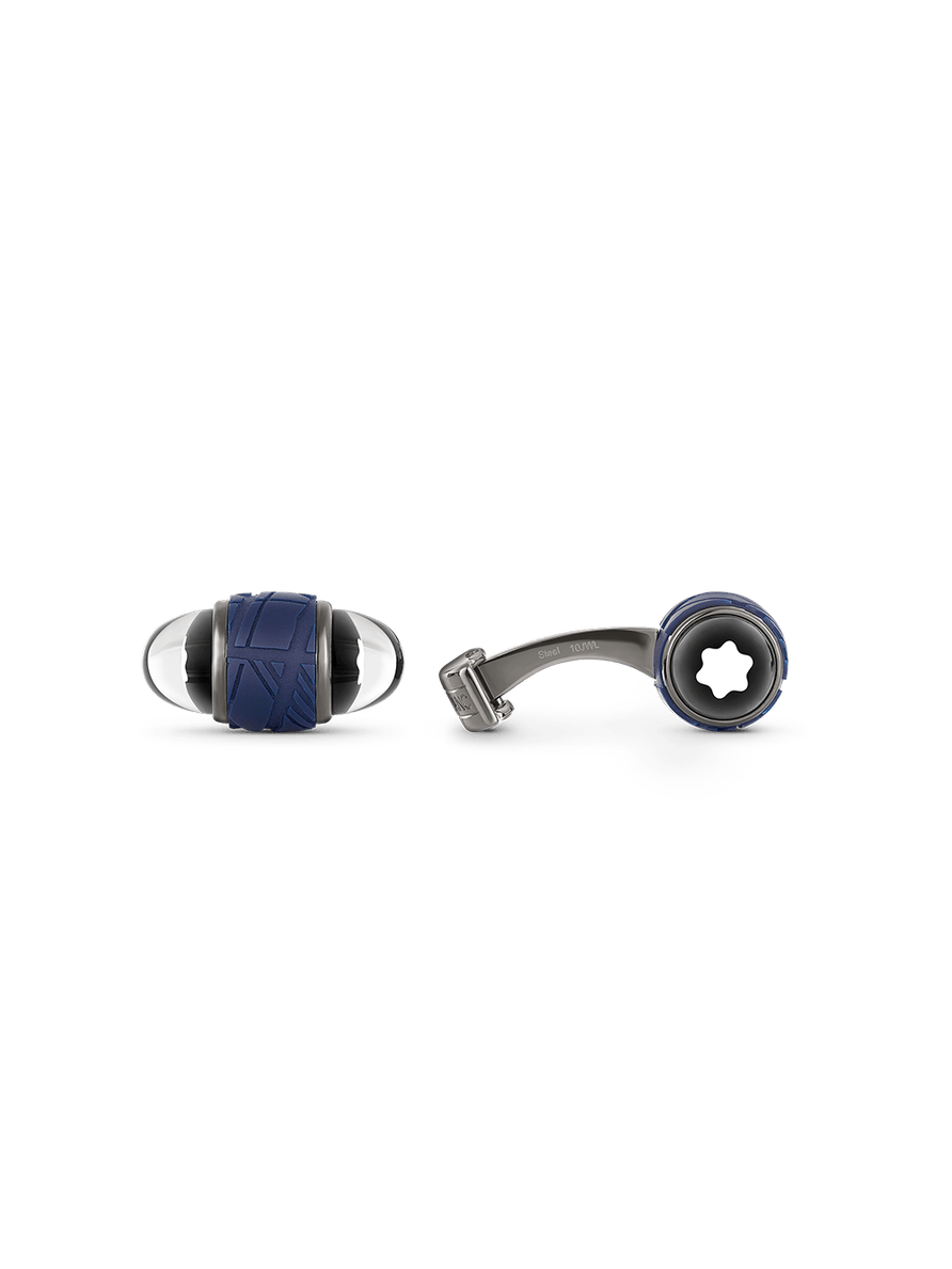 Mancuernillas Montblanc StarWalker de acero y laca