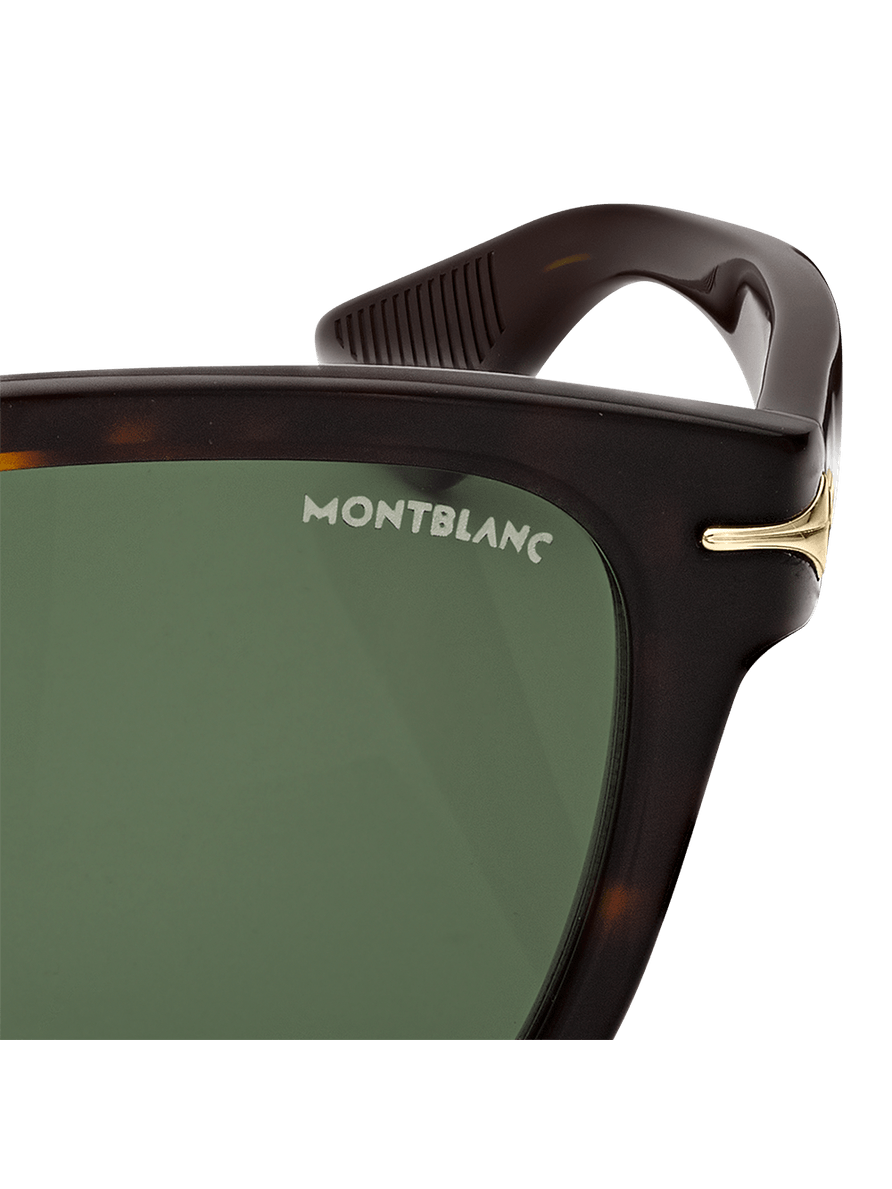 Lentes de Sol cuadrados con montura de acetato habano