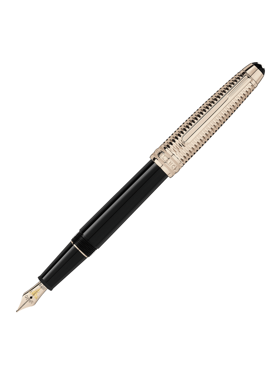 Meisterstück Classique Doué chapado en oro color champagne Geometry Pluma Fuente (F)