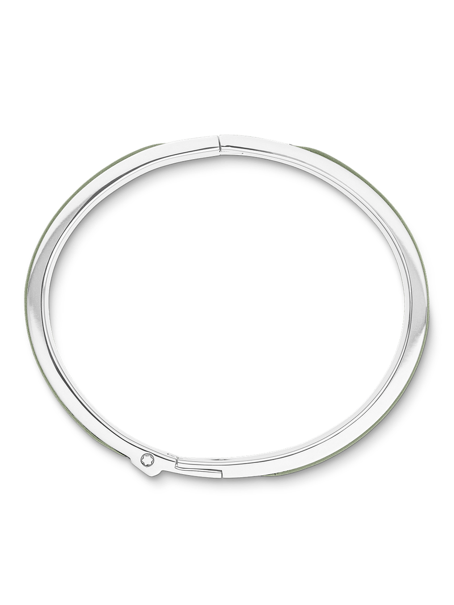 Brazalete rígido de acero color arcilla Talla M