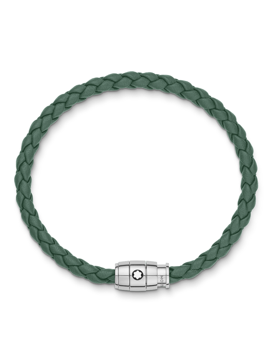 Brazalete Meisterstück de piel y acero Talla M