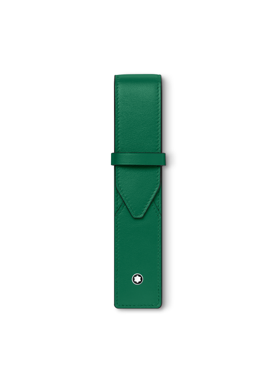 Estuche para artículo de escritura verde
