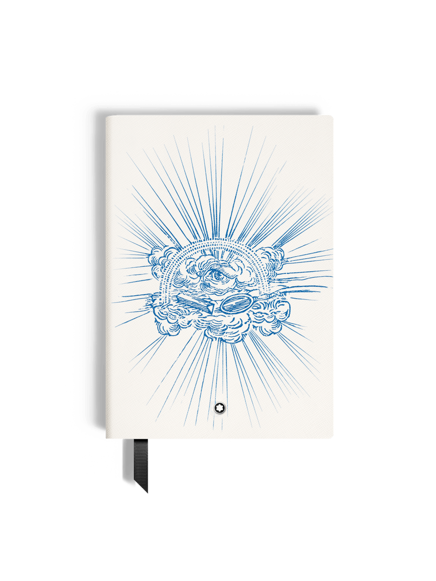 Cuaderno mediano Edición de Escritores Homage to Johann Wolfgang von Goethe blanco con líneas
