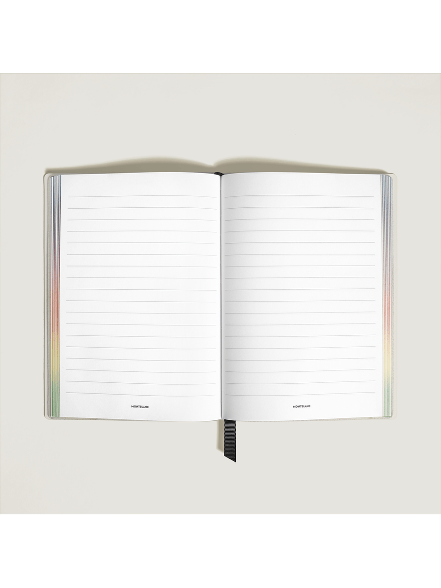 Cuaderno mediano Edición de Escritores Homage to Johann Wolfgang von Goethe blanco con líneas