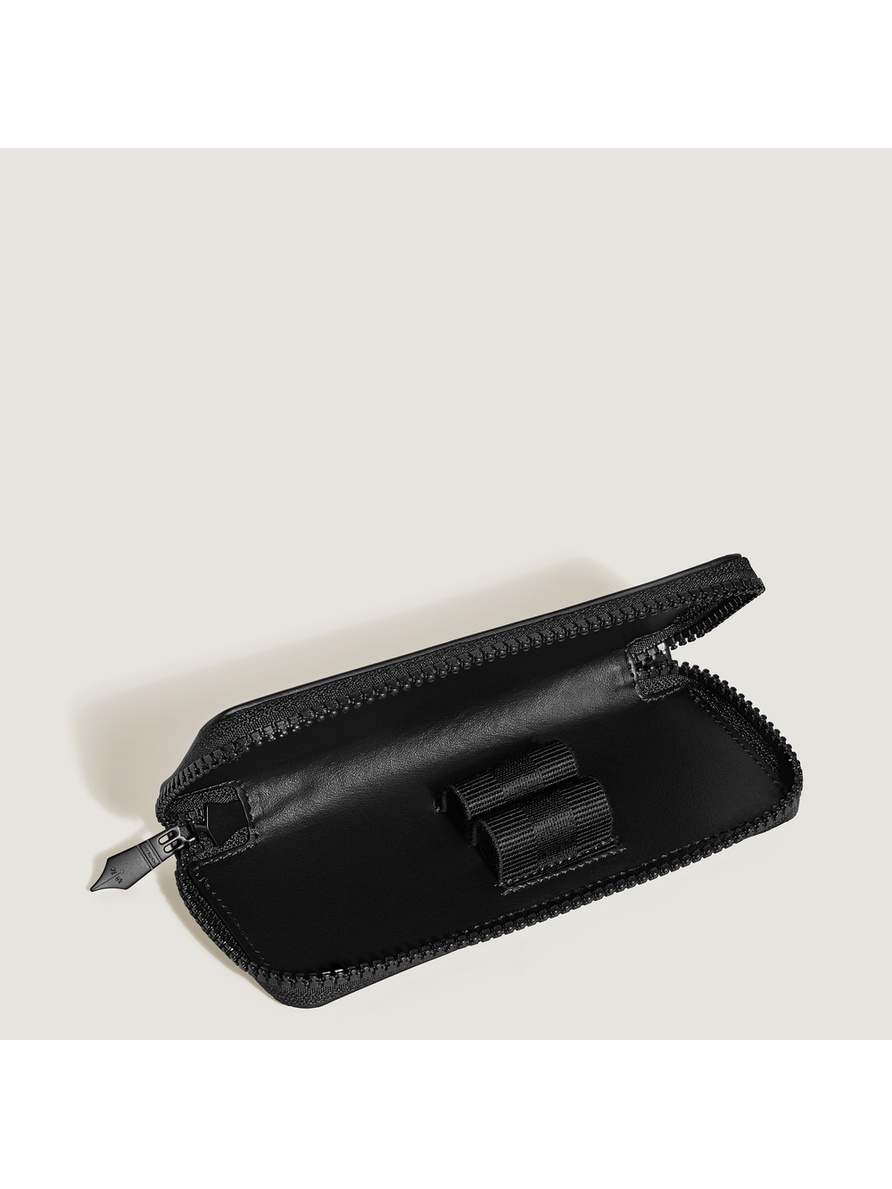 Estuche para 2 artículos de escritura con cremallera