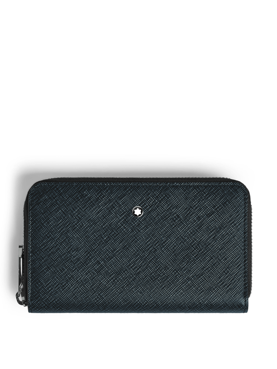 Cartera mediana con cremallera para 12 tarjetas Sartorial