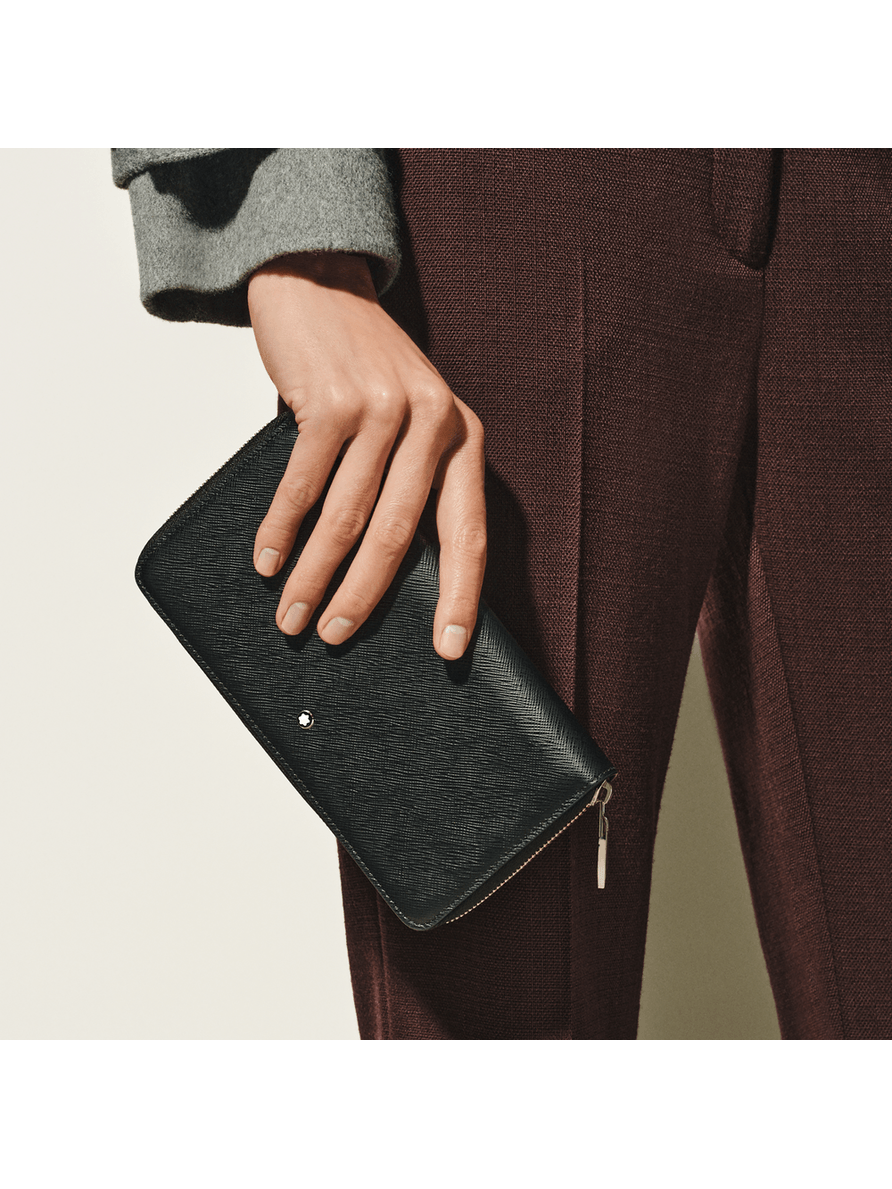 Cartera con cremallera para 12 tarjetas Sartorial