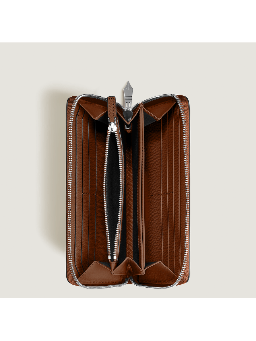 Cartera con cremallera para 12 tarjetas Sartorial