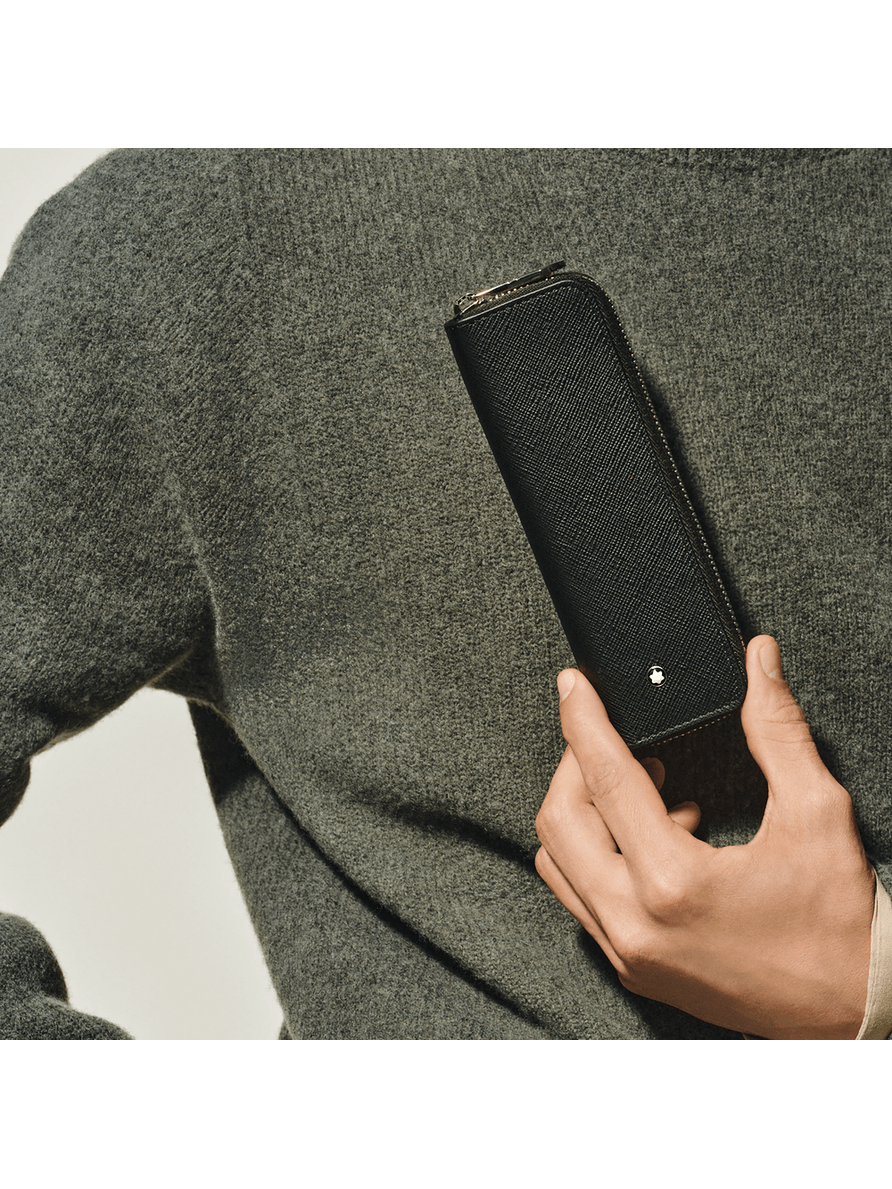 Estuche con cremallera para 1 artículo de escritura Sartorial