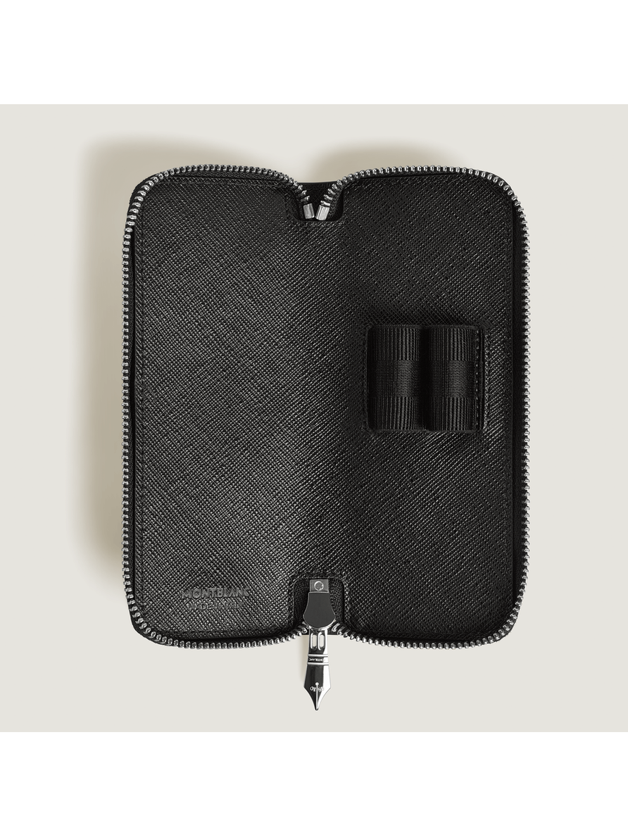 Estuche con cremallera para 2 artículos de escritura Sartorial