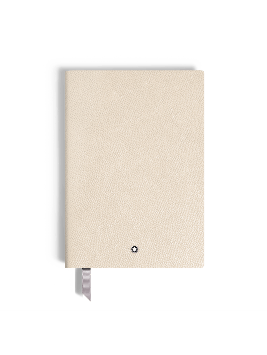Cuaderno mediano piel Saffiano peyote con líneas