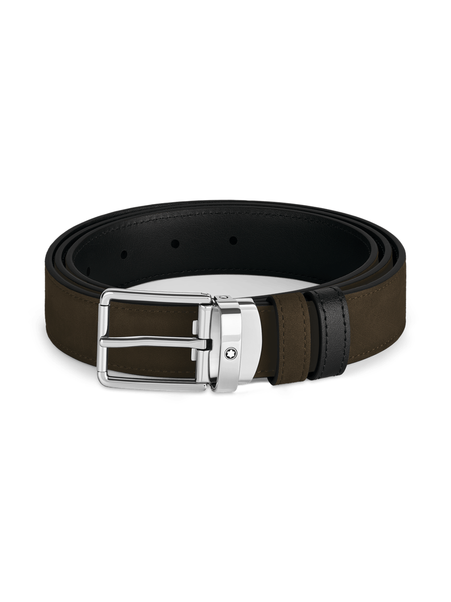 Cinturón reversible negro/marrón con hebilla everyday 30 mm