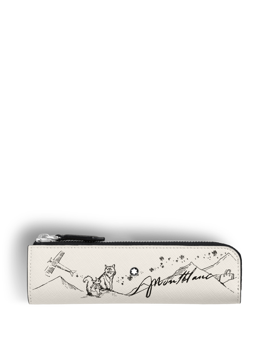 Estuche para 1 artículo de escritura con cremallera Happy Holidays