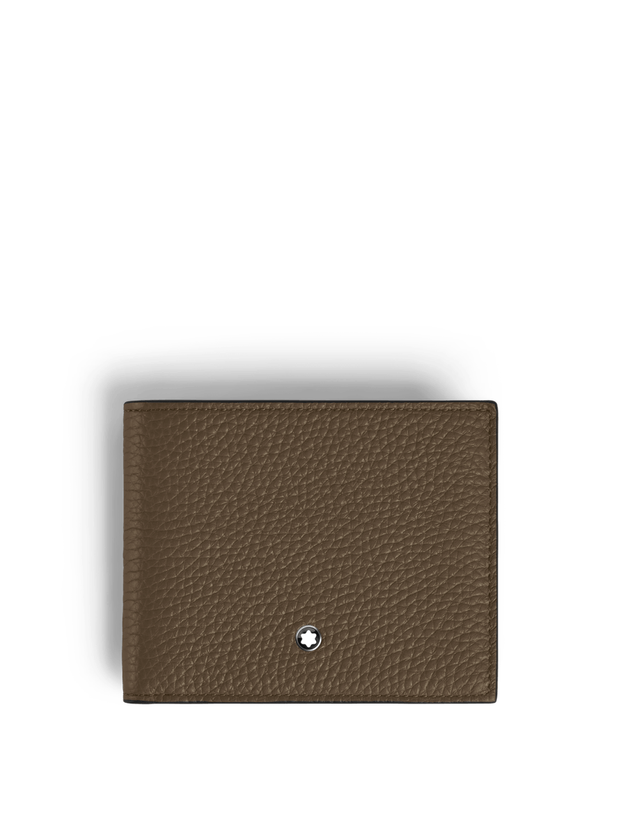 Cartera para 6 tarjetas Grain color avellana