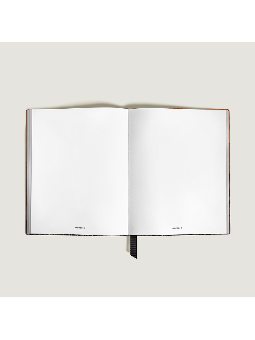 Cuaderno grande Corteccia efecto Sfumato hojas en blanco