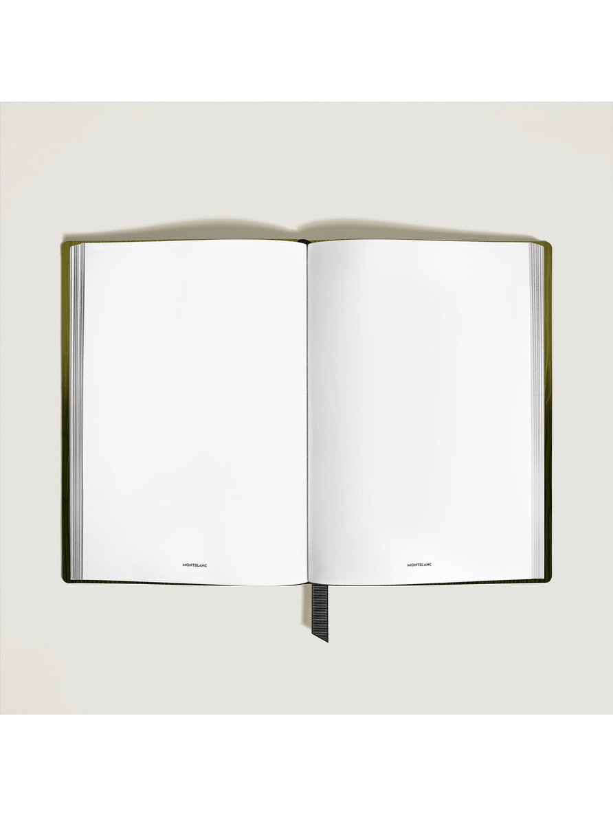 Cuaderno grande Corteccia efecto Sfumato hojas en blanco