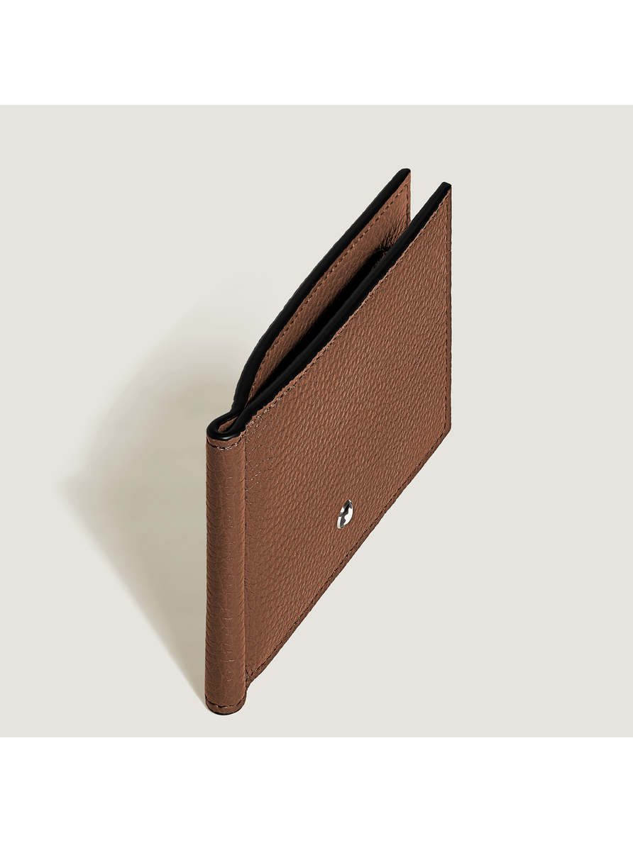 Cartera para 6 tarjetas con pinza para billetes Grain