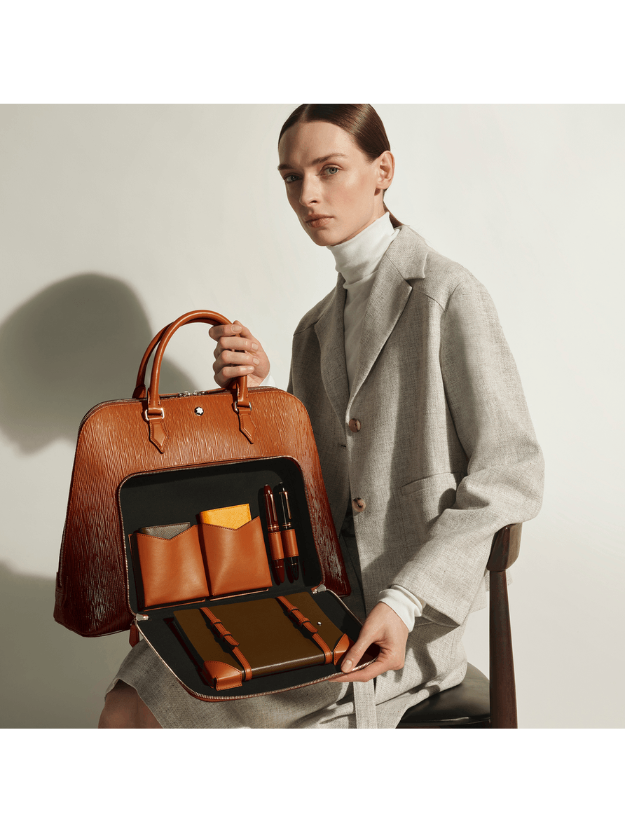 Bolso de mano Writing Traveler Corteccia