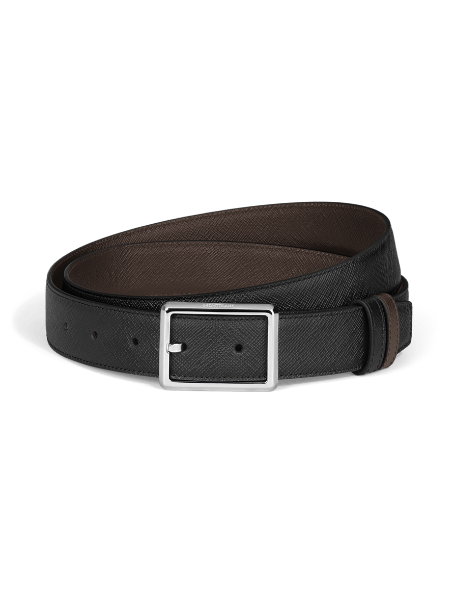 Cinturón reversible con hebilla rectangular Sartorial 30 mm