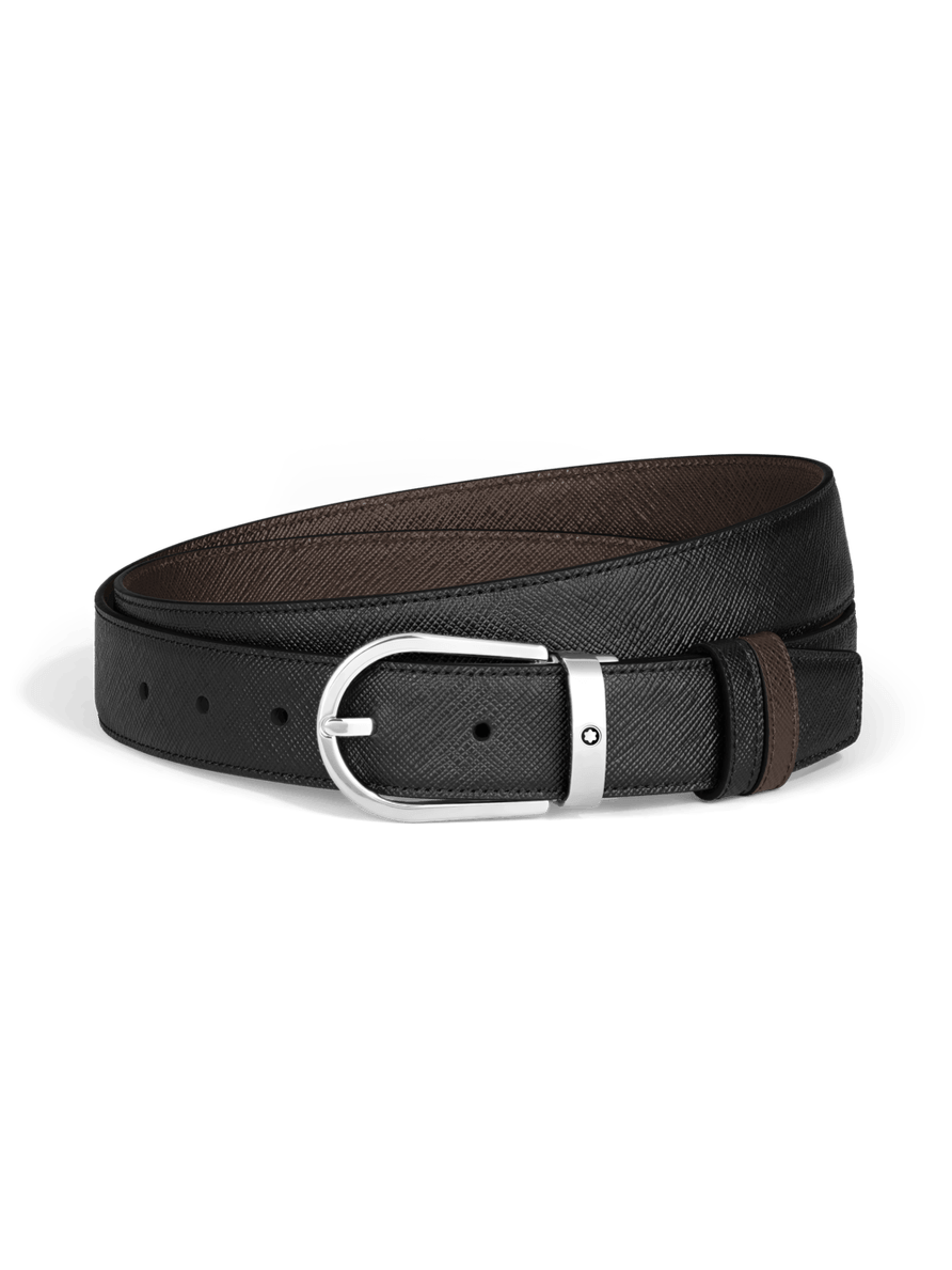 Cinturón reversible con hebilla en forma de herradura Sartorial 30 mm