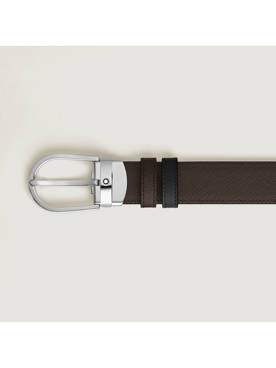 Cinturón reversible con hebilla en forma de herradura Sartorial 30 mm