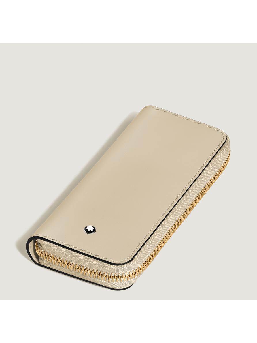 Estuche para 2 artículos de escritura con cremallera Meisterstück