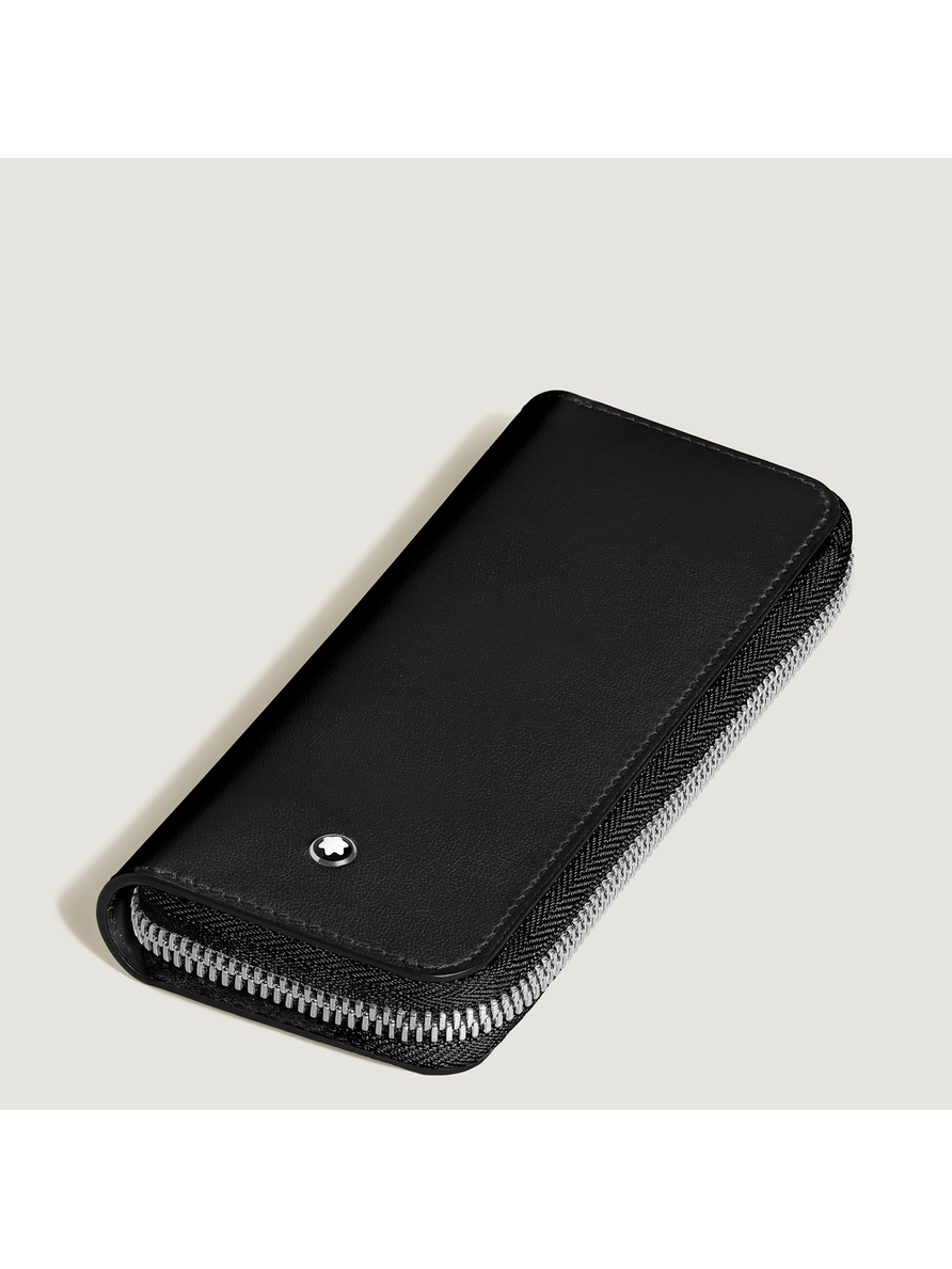 Estuche para 2 artículos de escritura con cremallera Meisterstück